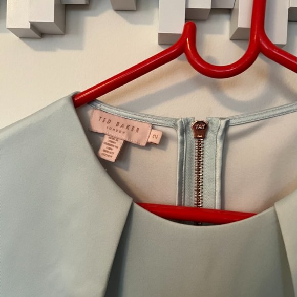 Ted Baker Wilmana magnificent floral skater dress size 2 nwot - Picture 6 of 11